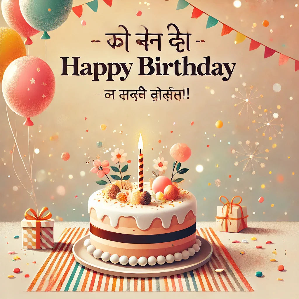 Best 40+ Happy Birthday Shayari बर्थडे शायरी हिंदी में, image size:1024x1024