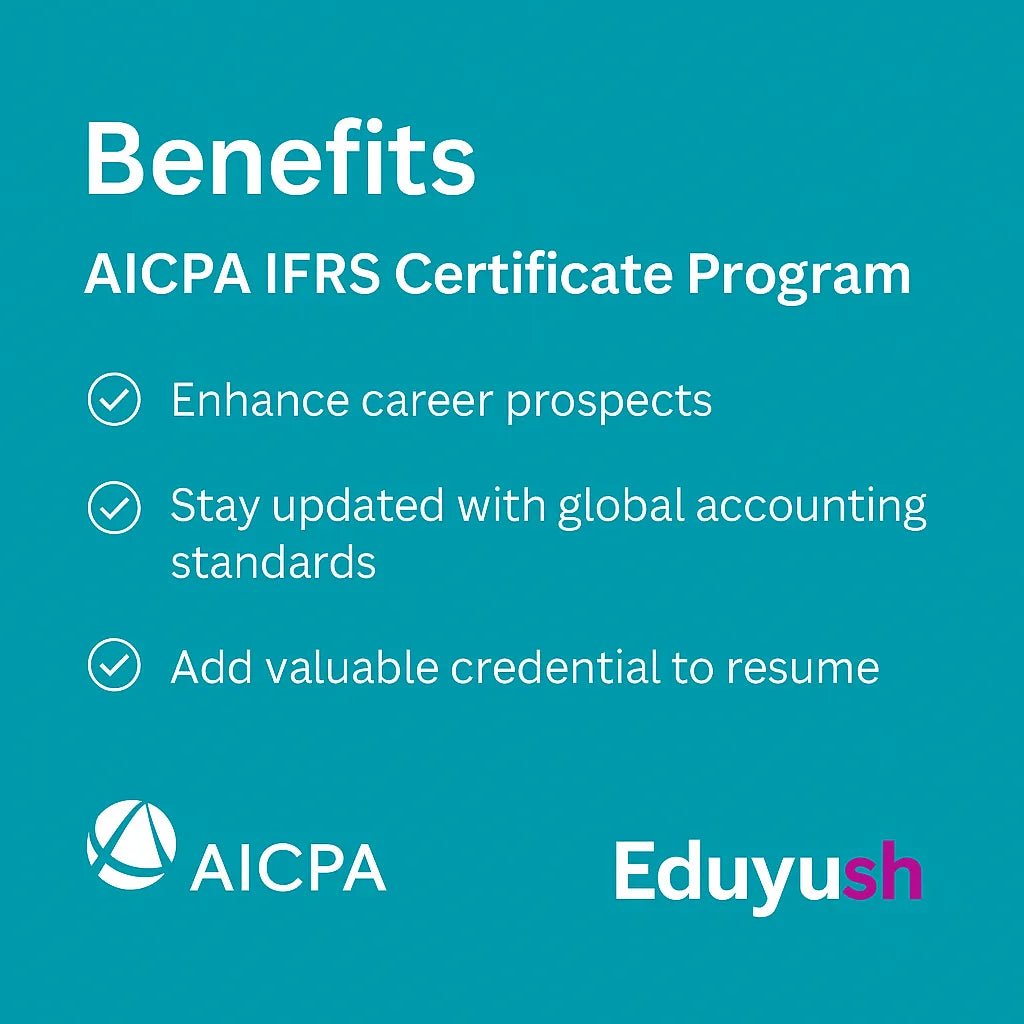 AICPA IFRS Certification program: Get Digitally Badged - Eduyush