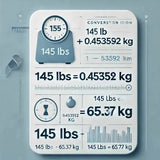 145 lbs to kg | Convert Pounds to 65.77 Kilograms - Eduyush