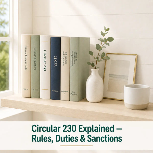 Circular 230 Explained: Rules, Duties & Sanctions for Tax Pros