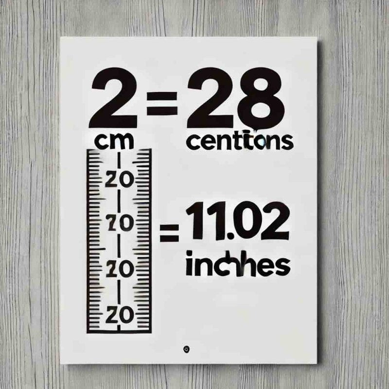 28cm to inches. Conversion formula with use cases Eduyush