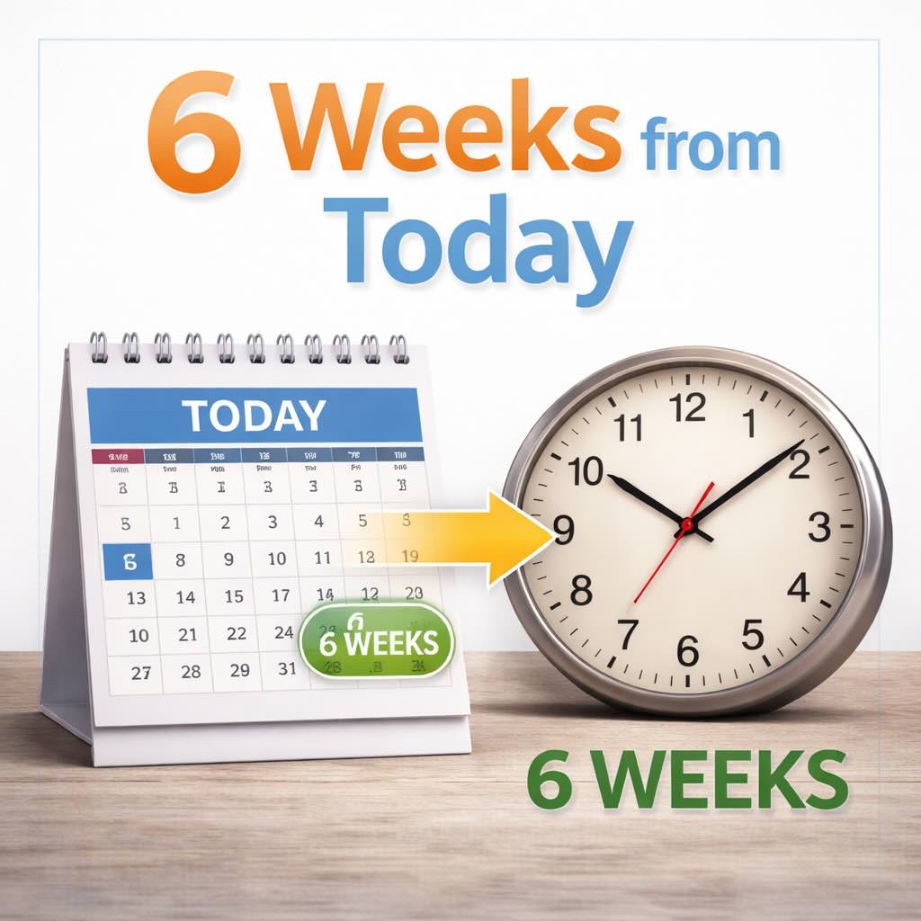 6 Weeks From Today — What Date Is It? (Updated Daily)