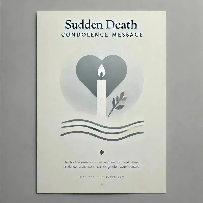 150+ Sudden Death Condolence Messages: Words of Comfort - Eduyush