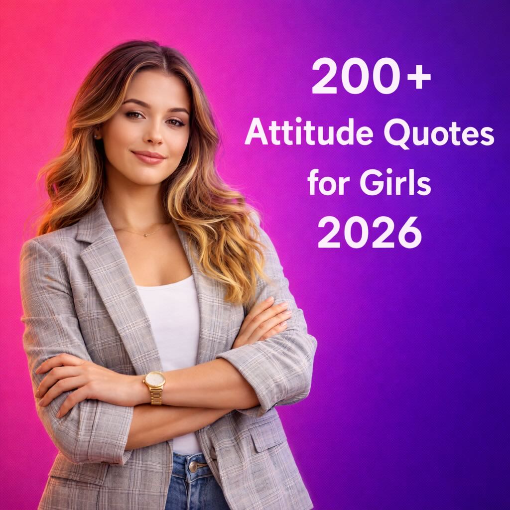 attitude quotes for girls 2026 - bold confident woman with crossed arms