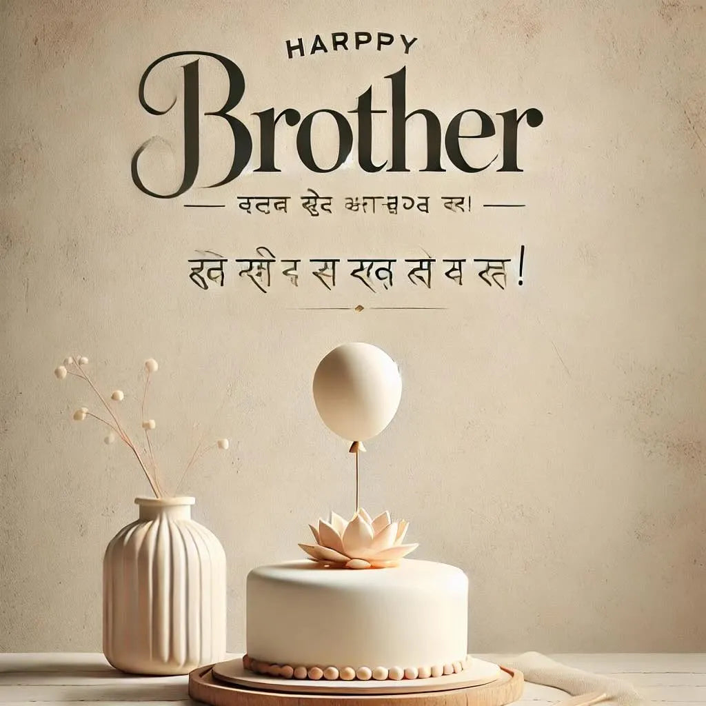 Birthday Wishes for Brother in Hindi (200+ भाई के लिए मैसेज)