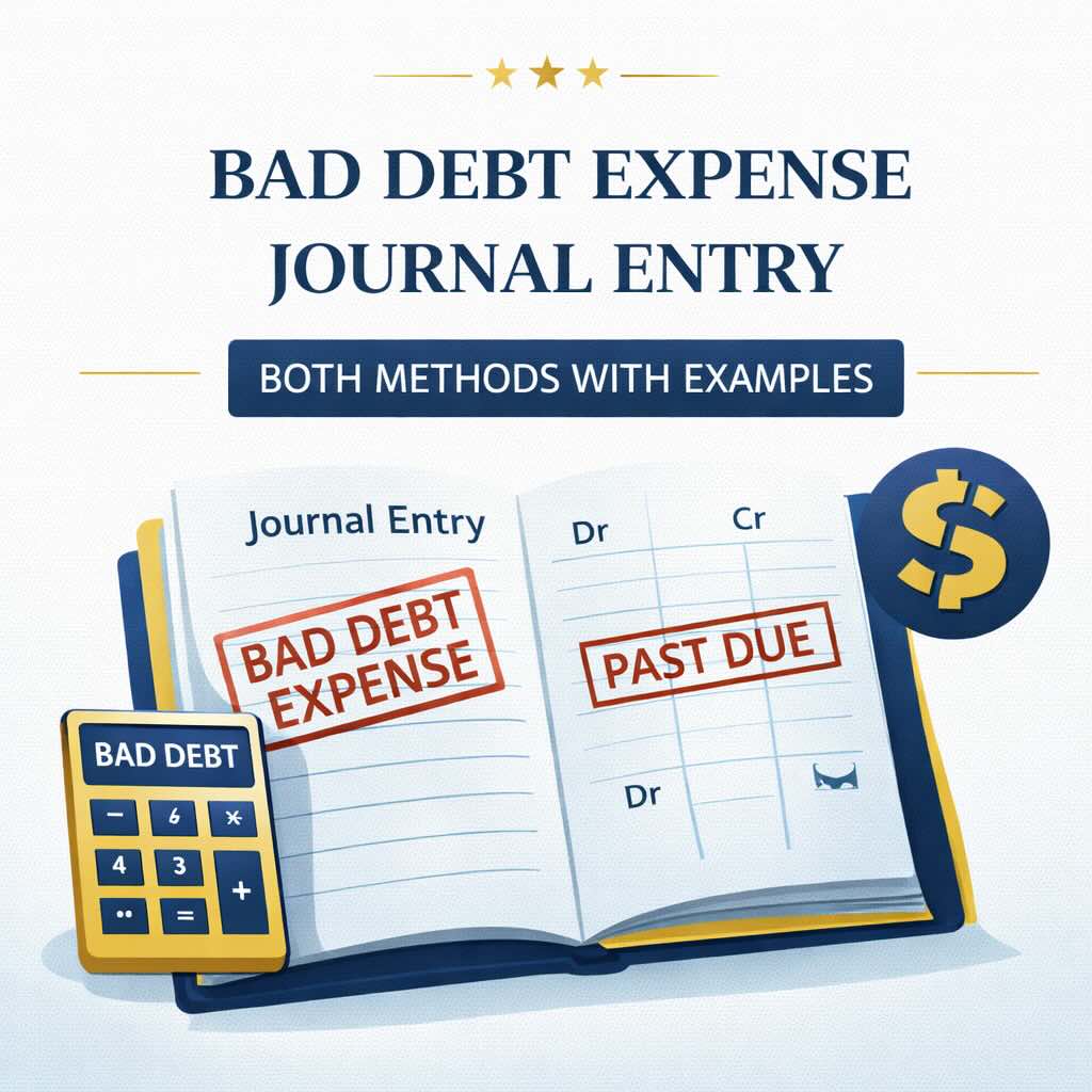 Bad Debt Expense Journal Entry (Both Methods + Examples)