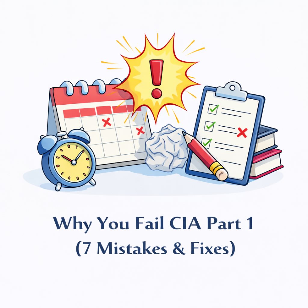 Why You Fail CIA Part 1 (7 Mistakes &amp; Fixes)