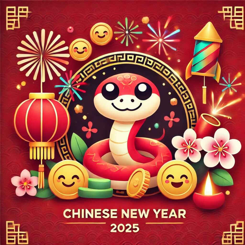 Chinese New Year Emojis 2025. 125 Emojis