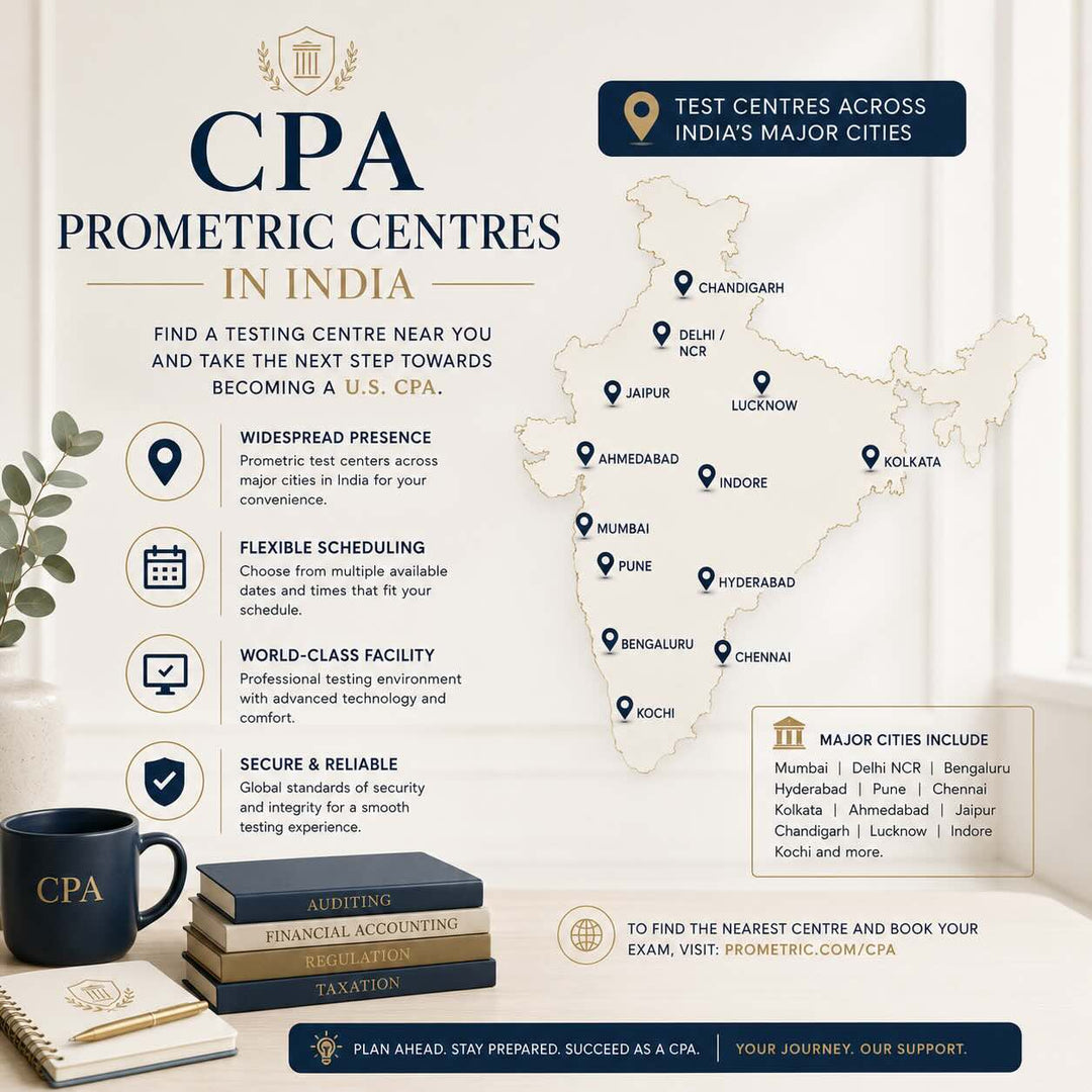CPA Prometric Centres India 2026 | Booking Guide