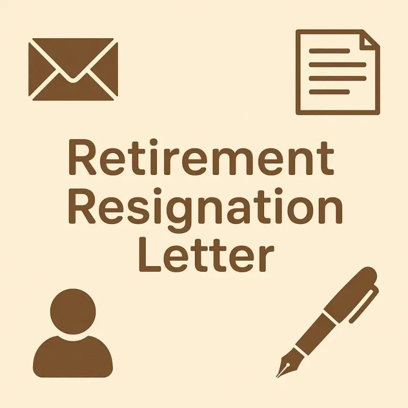 Retirement Resignation Letter 2025 - Templates Guide - Eduyush