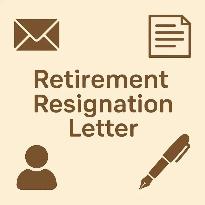 Retirement Resignation Letter 2025 - Templates Guide - Eduyush