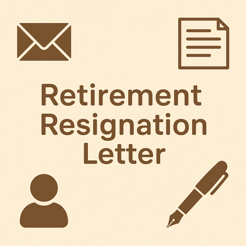 Retirement Resignation Letter: 5 Professional Templates - Eduyush