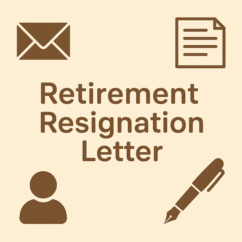 Retirement Resignation Letter