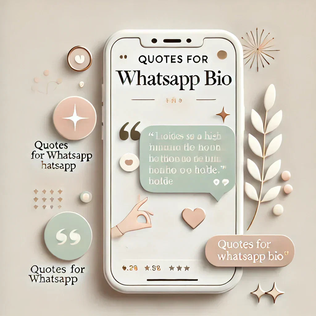 Quotes for WhatsApp Bio