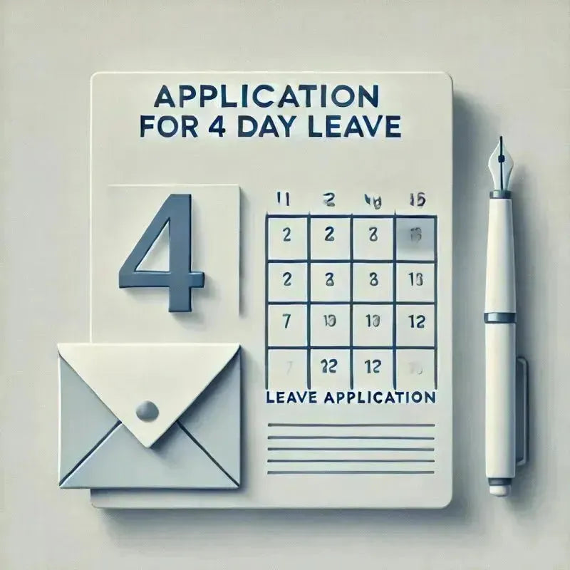 Application for 4 Day Leave: 7+ Professional Templates - Eduyush