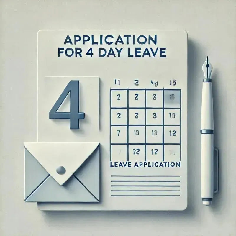 Application for 4 Day Leave: 7+ Professional Templates - Eduyush