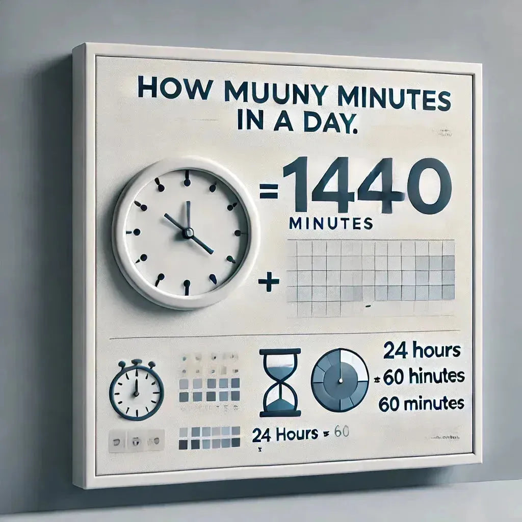 How Many Minutes in a Day - Quick Answer - Eduyush