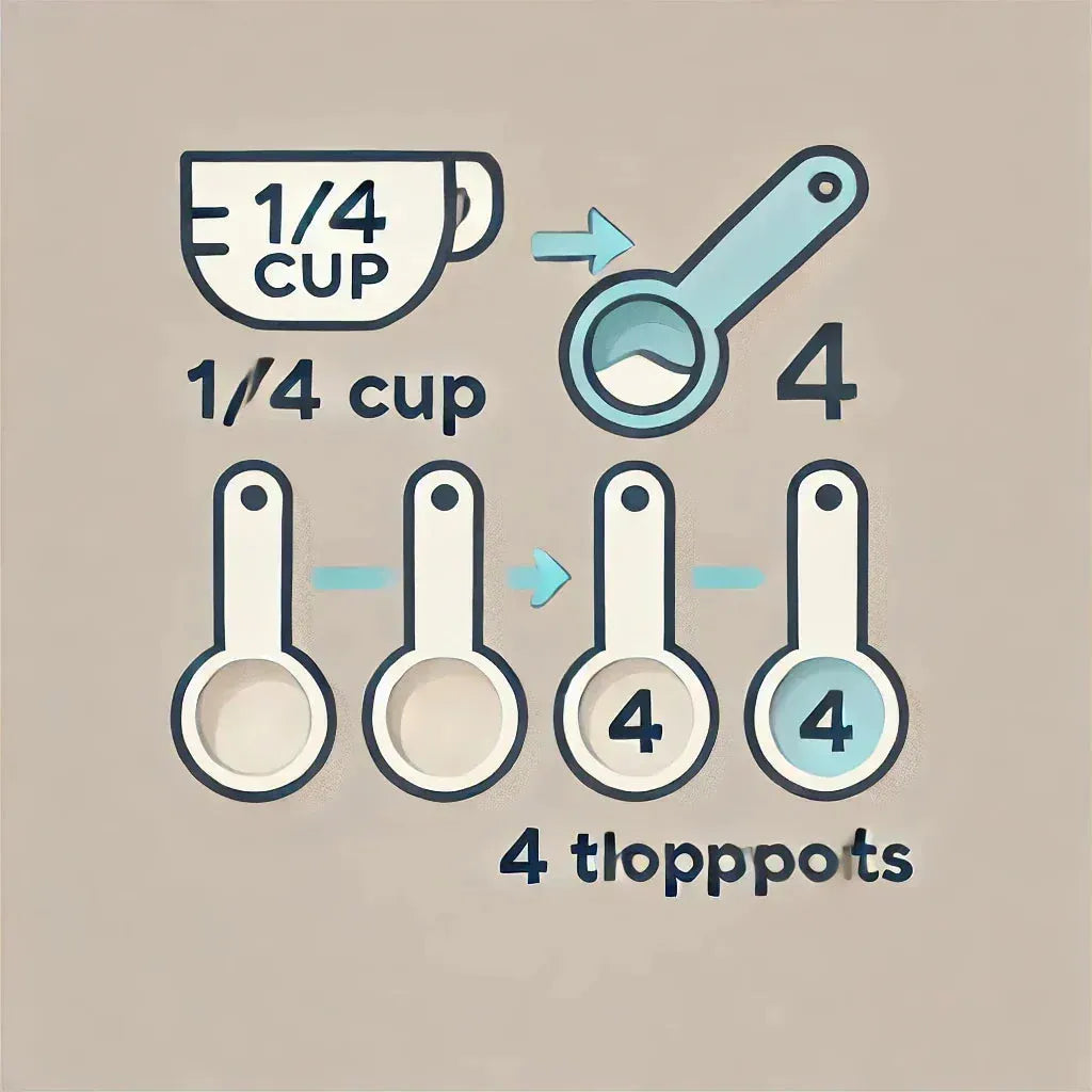 How Many Tablespoons in 1/4 Cup - Quick Guide - Eduyush