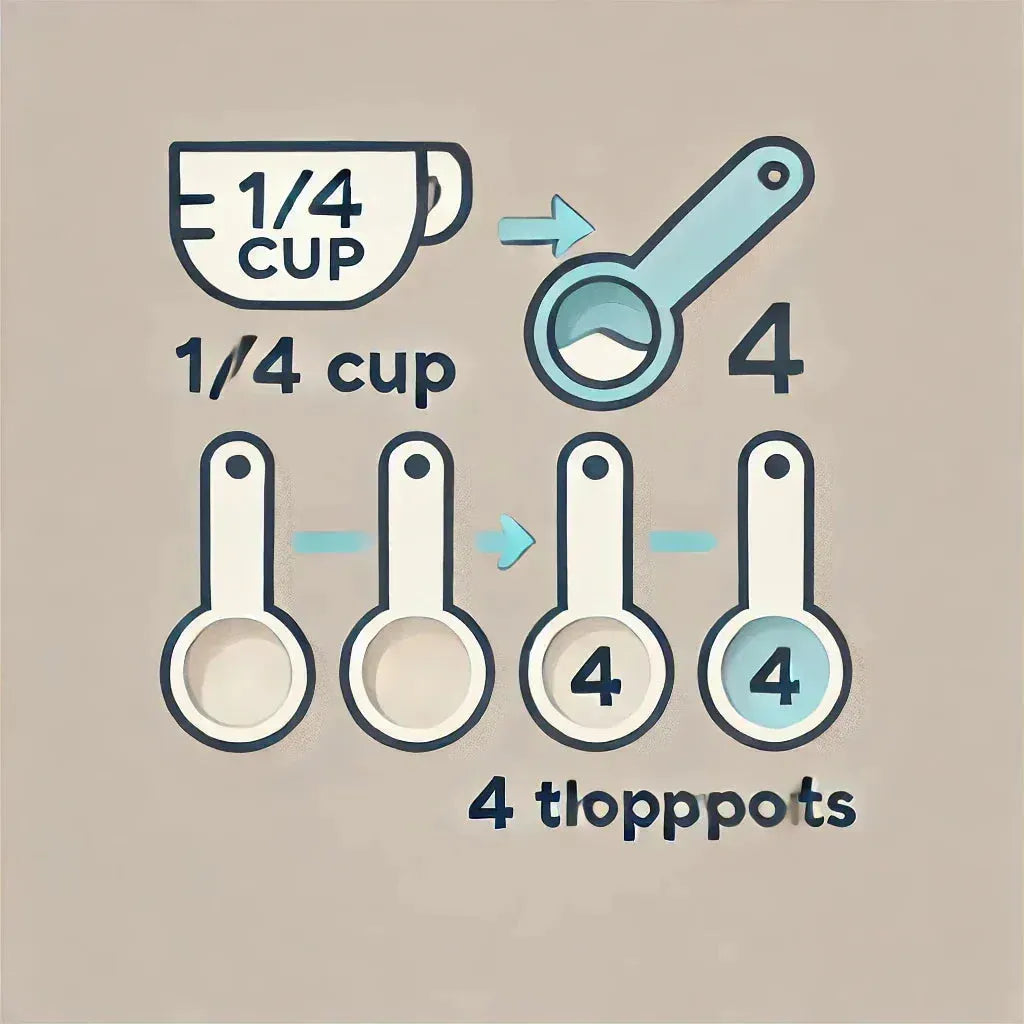How Many Tablespoons in 1/4 Cup - Quick Guide - Eduyush