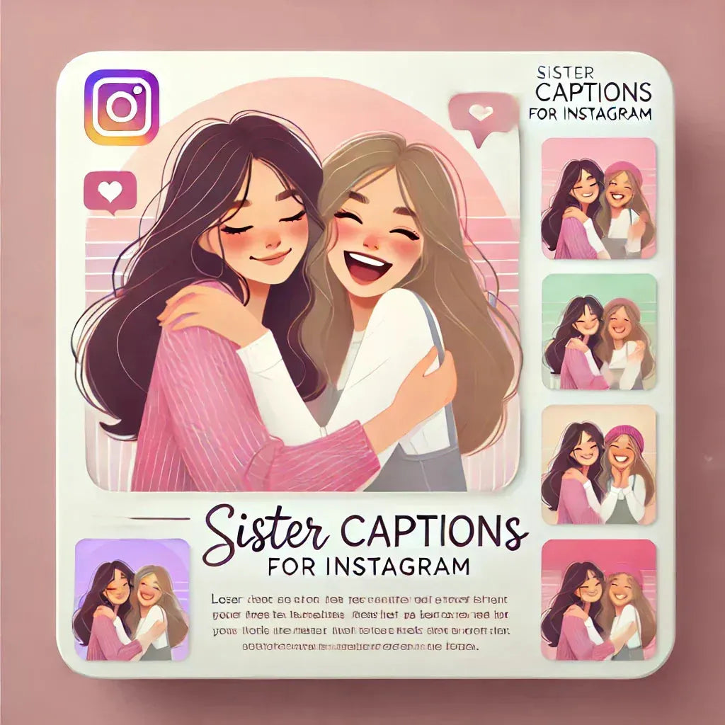 Sister Captions for Instagram - 300+ Best Ideas - Eduyush