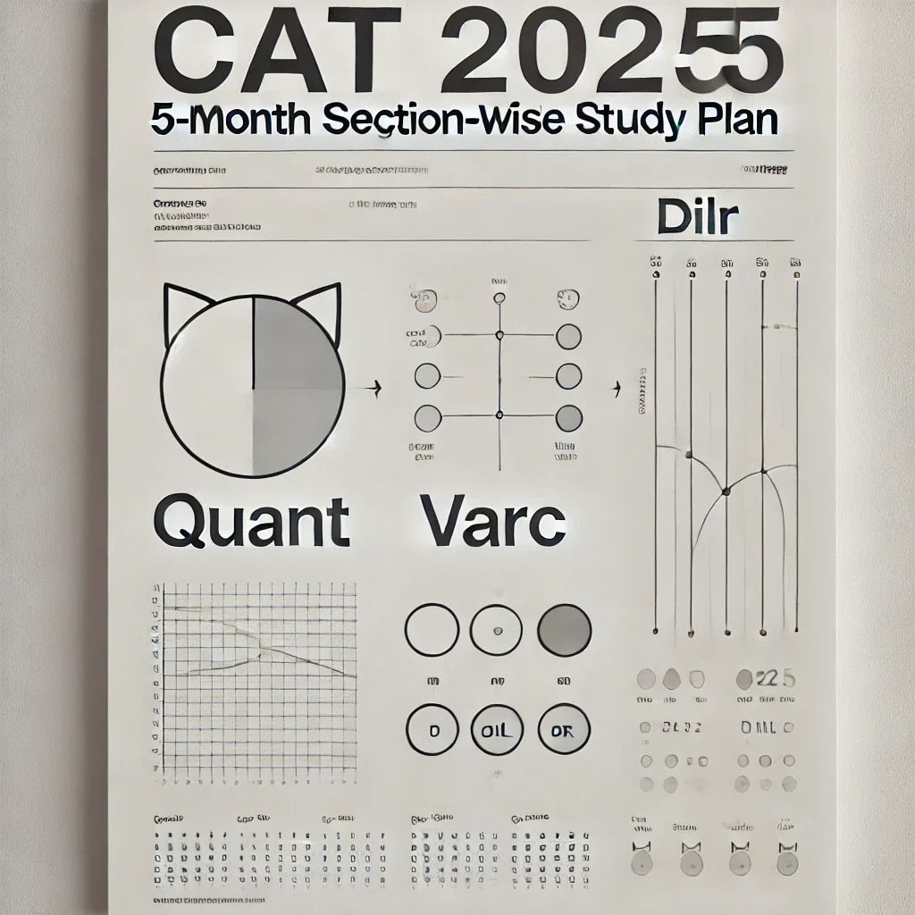 CAT 2025: 5-Month Section-Wise Study Plan