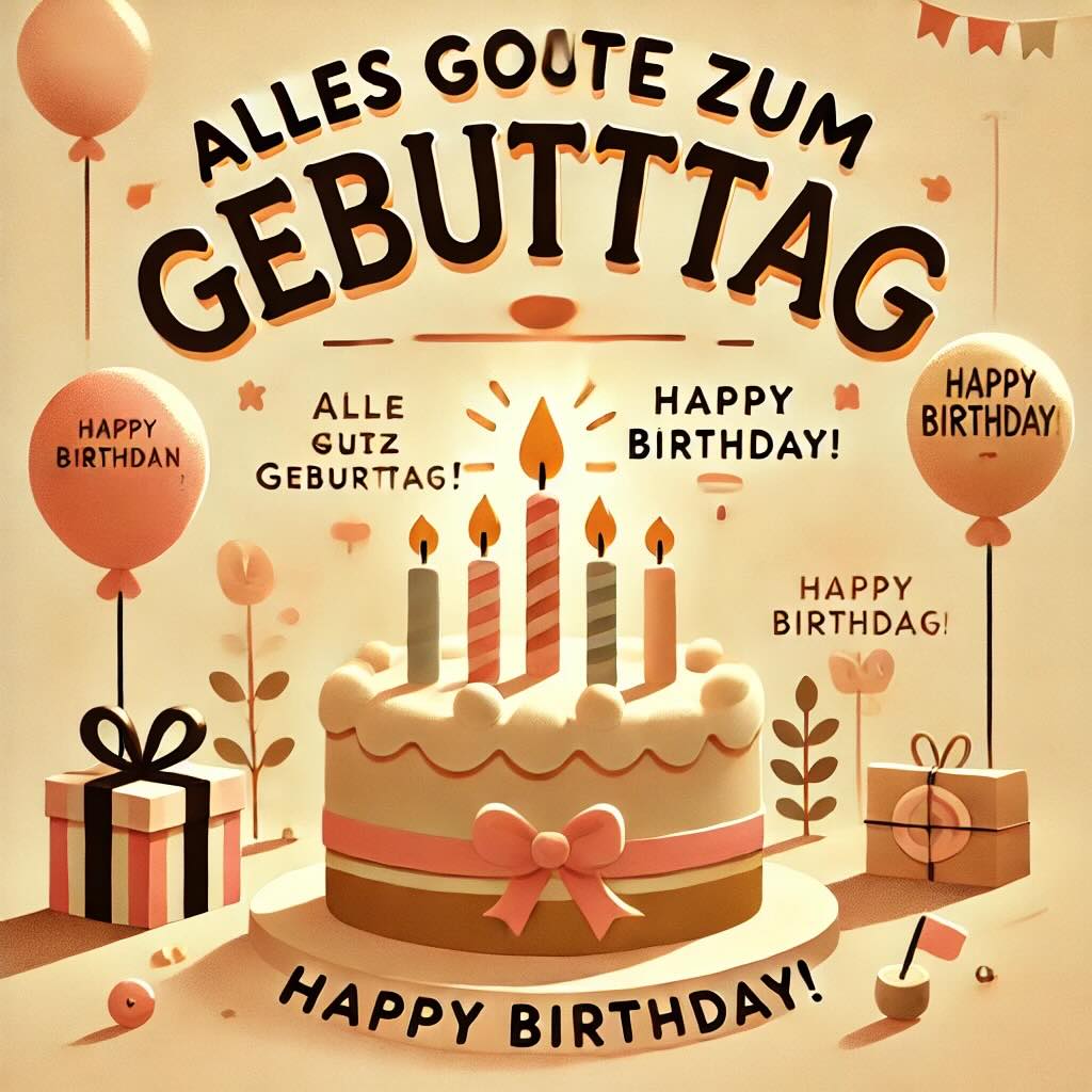 Alles Gute zum Geburtstag: DE & EN (150 Sprüche)