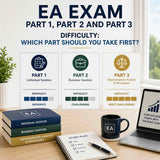 EA Exam Part 1, Part 2 and Part 3 Difficulty: Which Part Should You Take First?