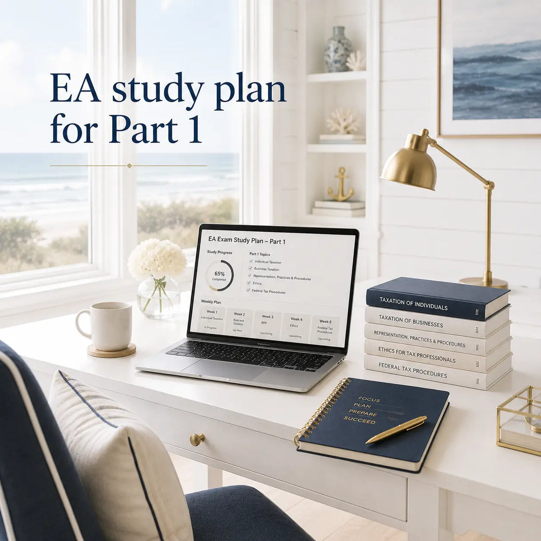 EA Part 1 Study Plan for Working Professionals