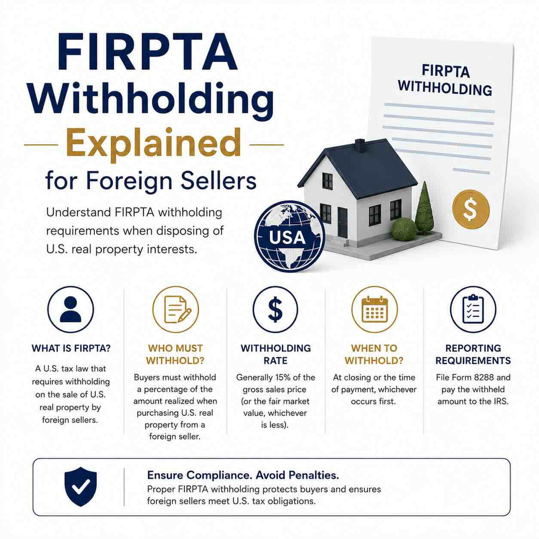 FIRPTA Withholding Explained for Foreign Sellers