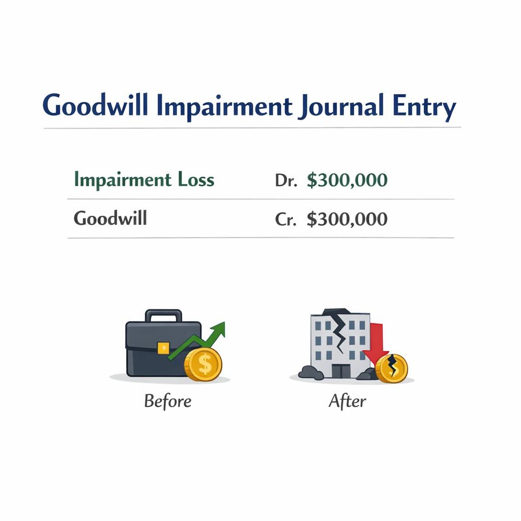 Goodwill Impairment Journal Entry + Examples – Eduyush