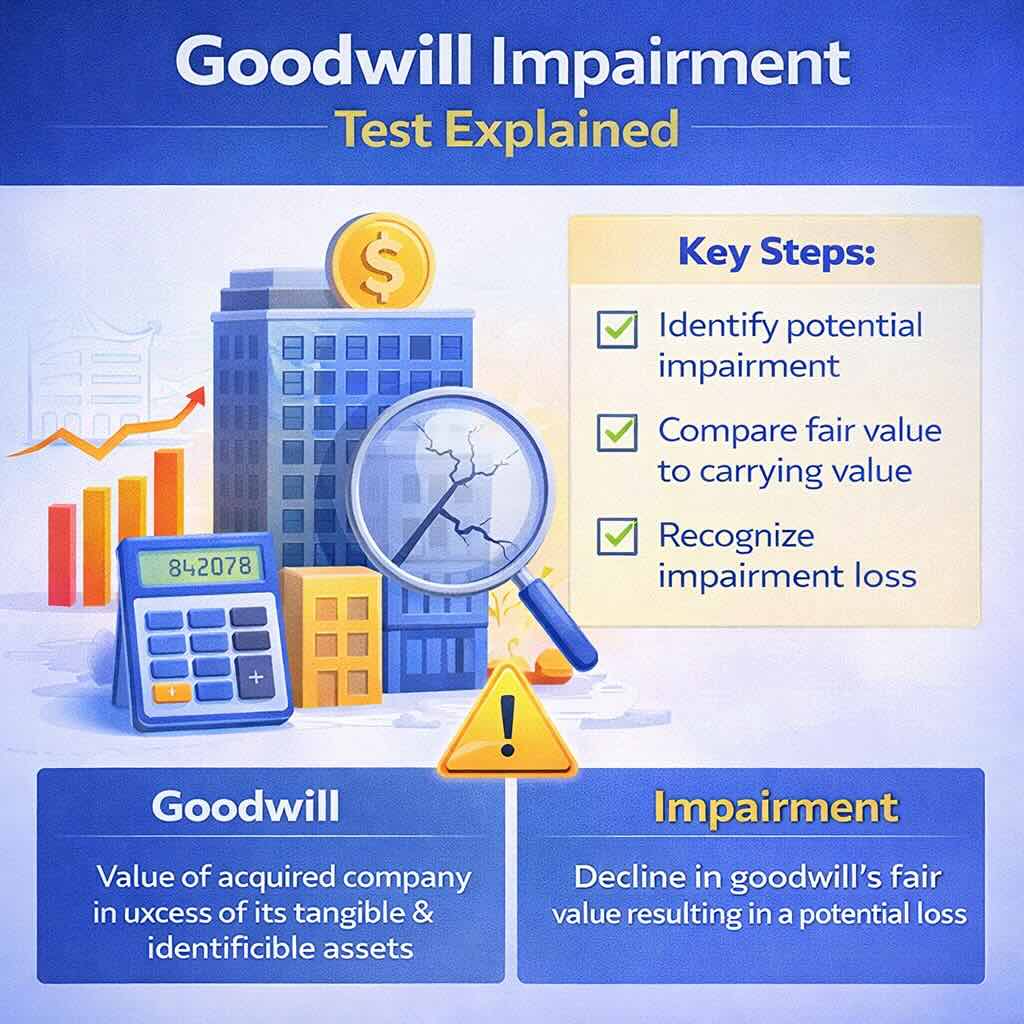 Goodwill Impairment Test Explained | CPA FAR Guide With Examples
