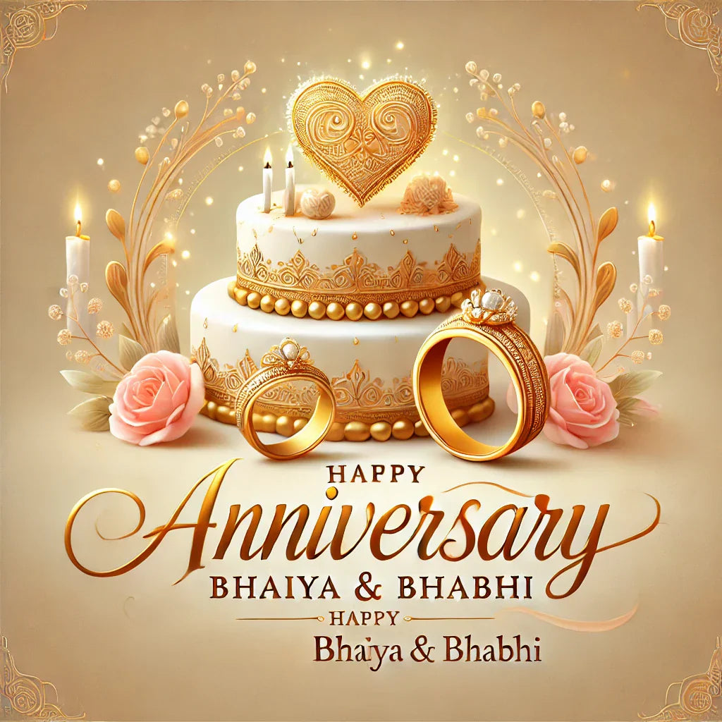 Anniversary Wishes for Bhaiya and Bhabhi