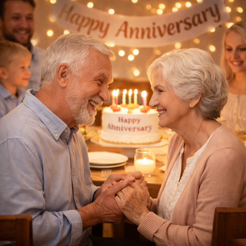 Anniversary wishes for parents celebrating milestone together