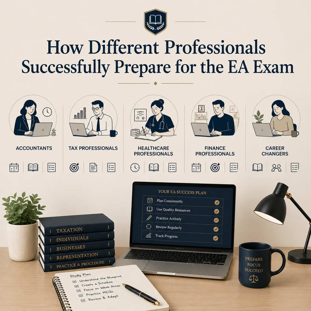 How Different Professionals Successfully Prepare for the EA Exam