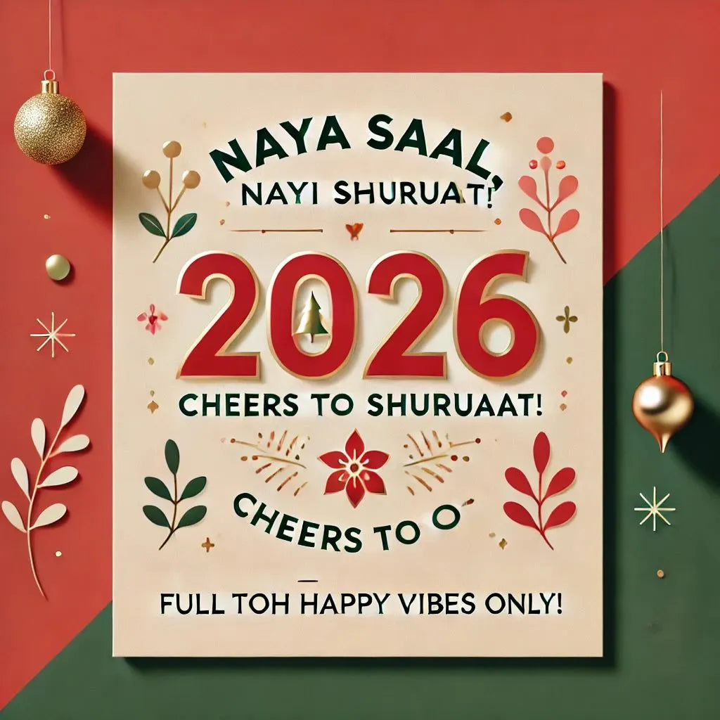 Hinglish New Year Wishes 2026 | Naya Saal Mubarak