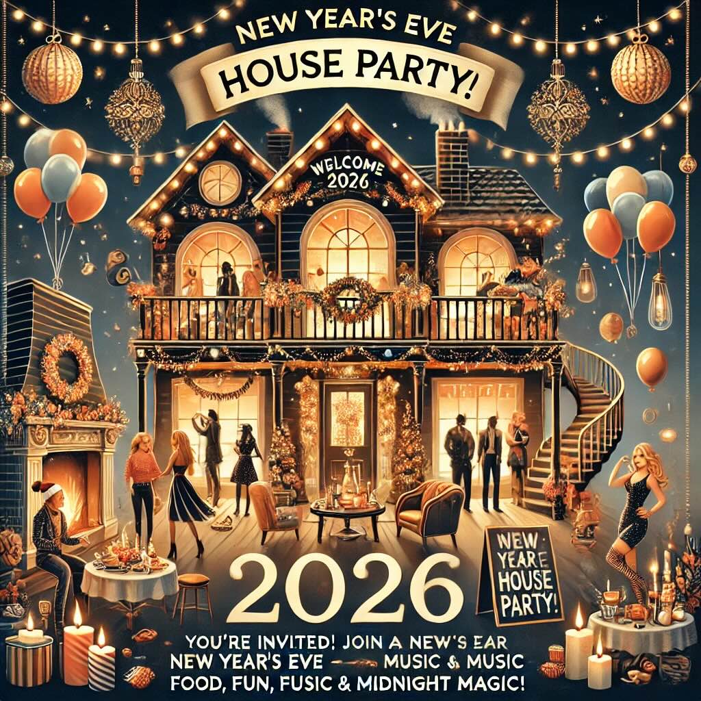 New Year Party & House Party Invitation Messages