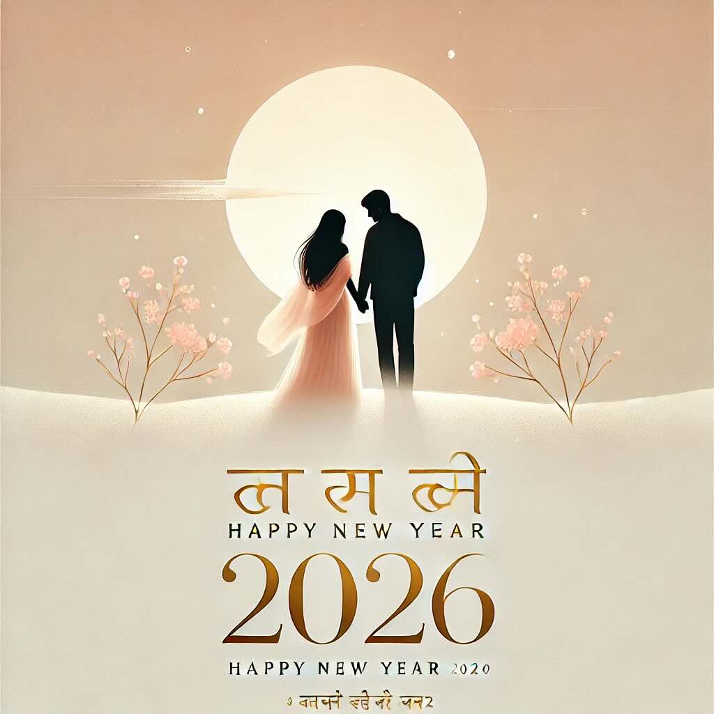 New Year Wishes for Girlfriend in Hindi 2026