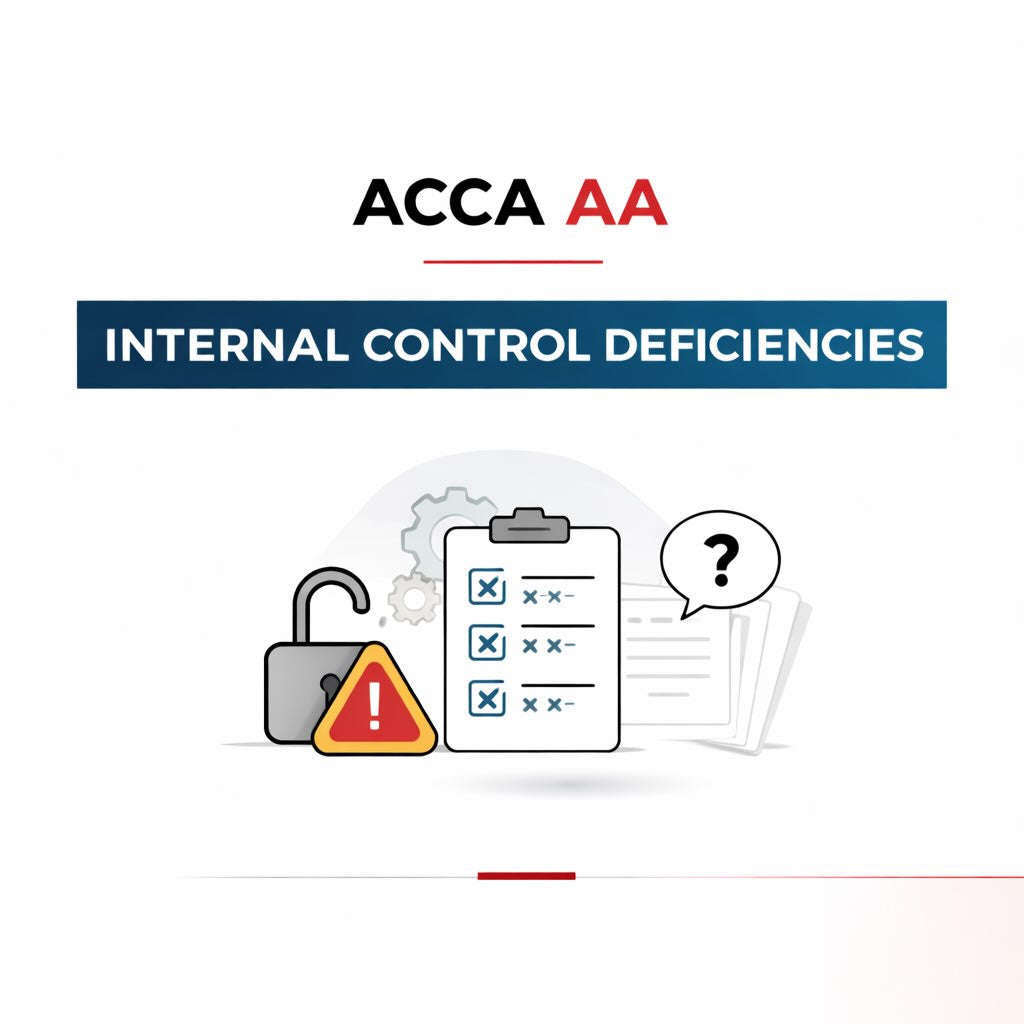 How to Answer Internal Control Deficiency Questions in ACCA AA (Identify, Explain, Recommend, Test)
