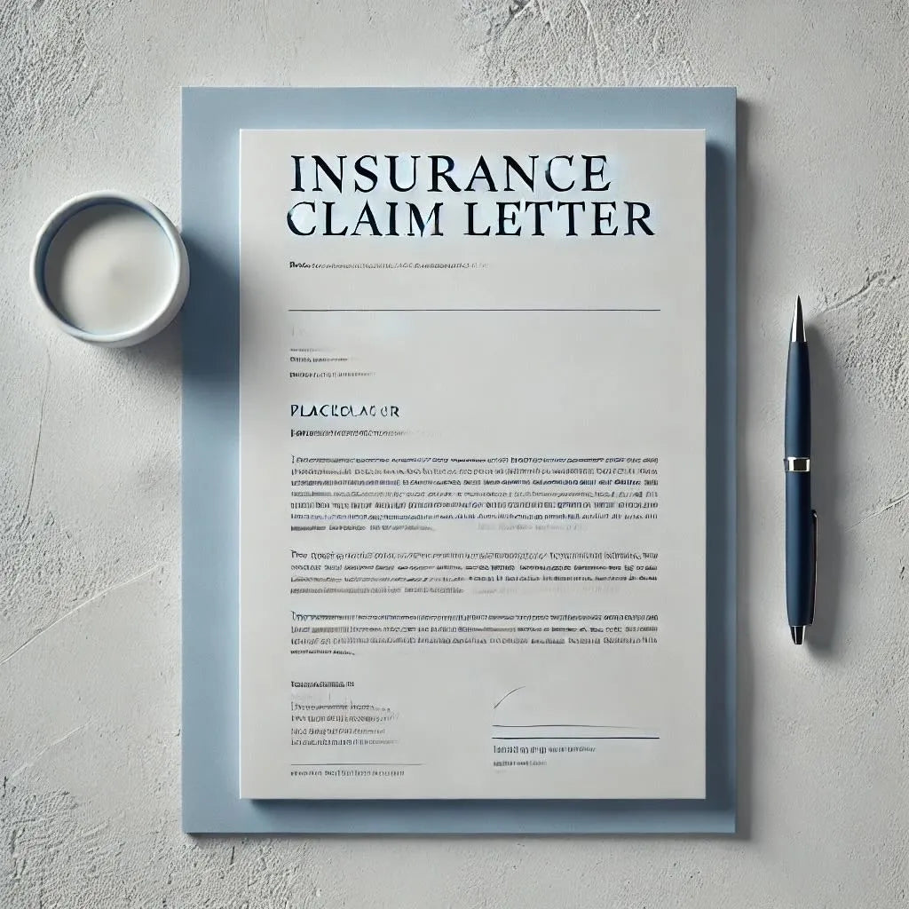 Insurance Claim Letter Format & Samples