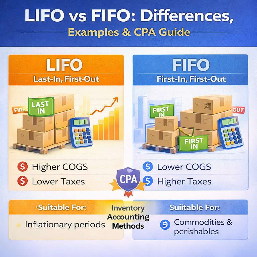 LIFO vs FIFO: Inventory Methods Compared | CPA FAR Guide – Eduyush