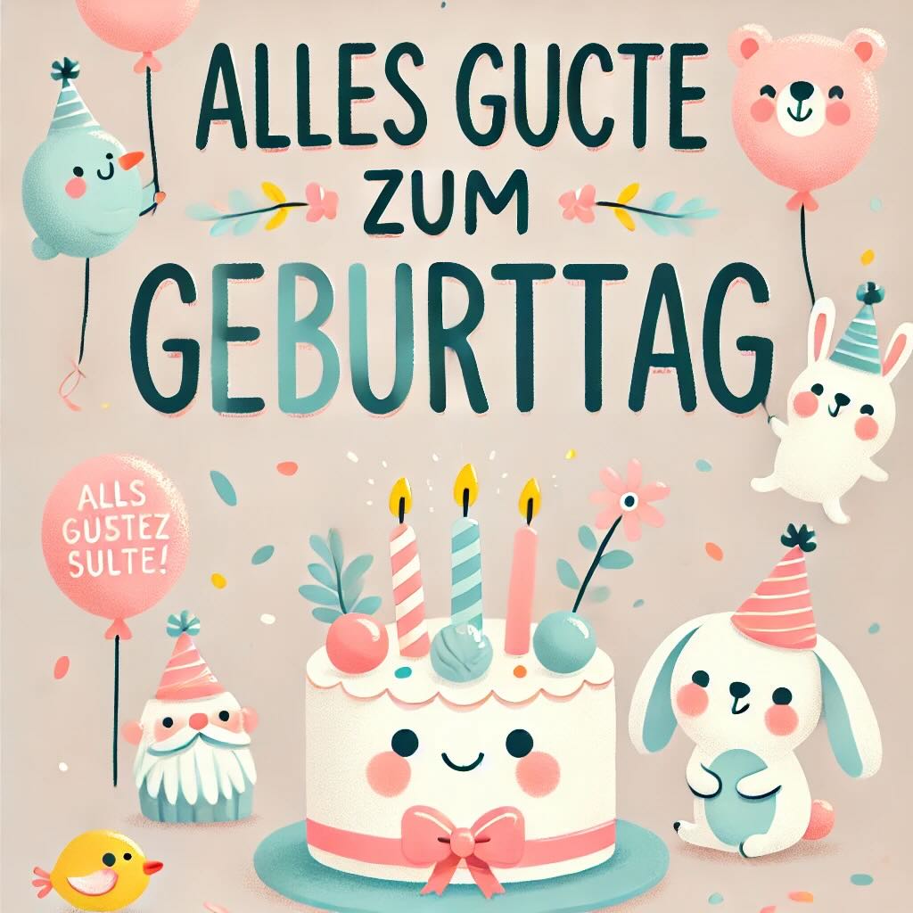 Alles Gute zum Geburtstag für Kinder