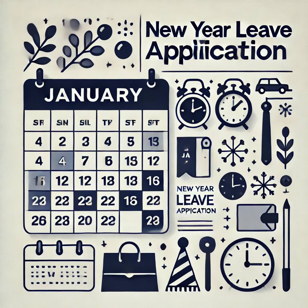 Leave application for New Year