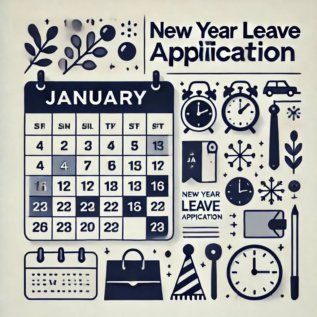 Leave application for New Year