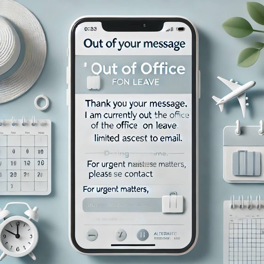 out of office message for leave