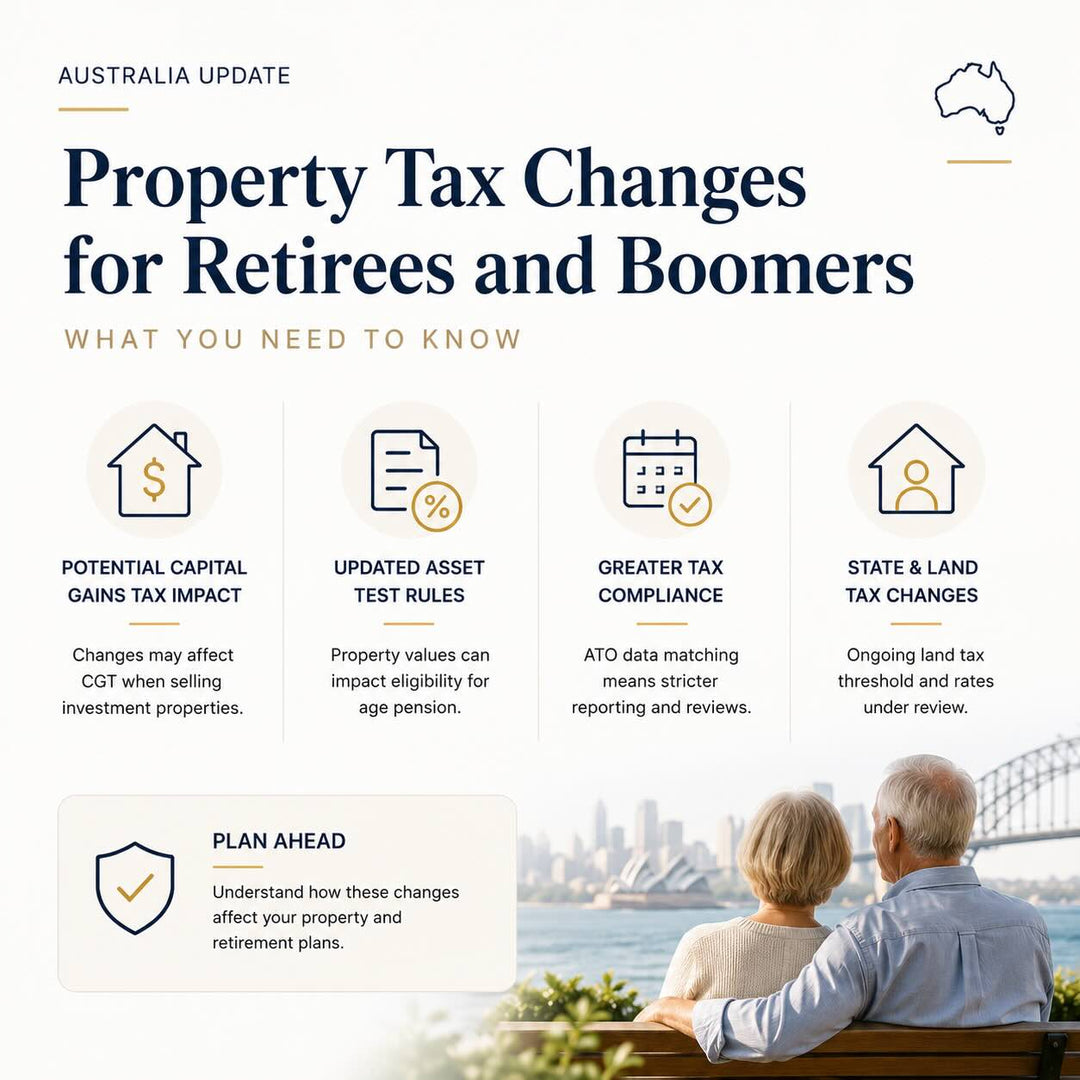 Property Tax Changes for Retirees and Boomers in Australia.