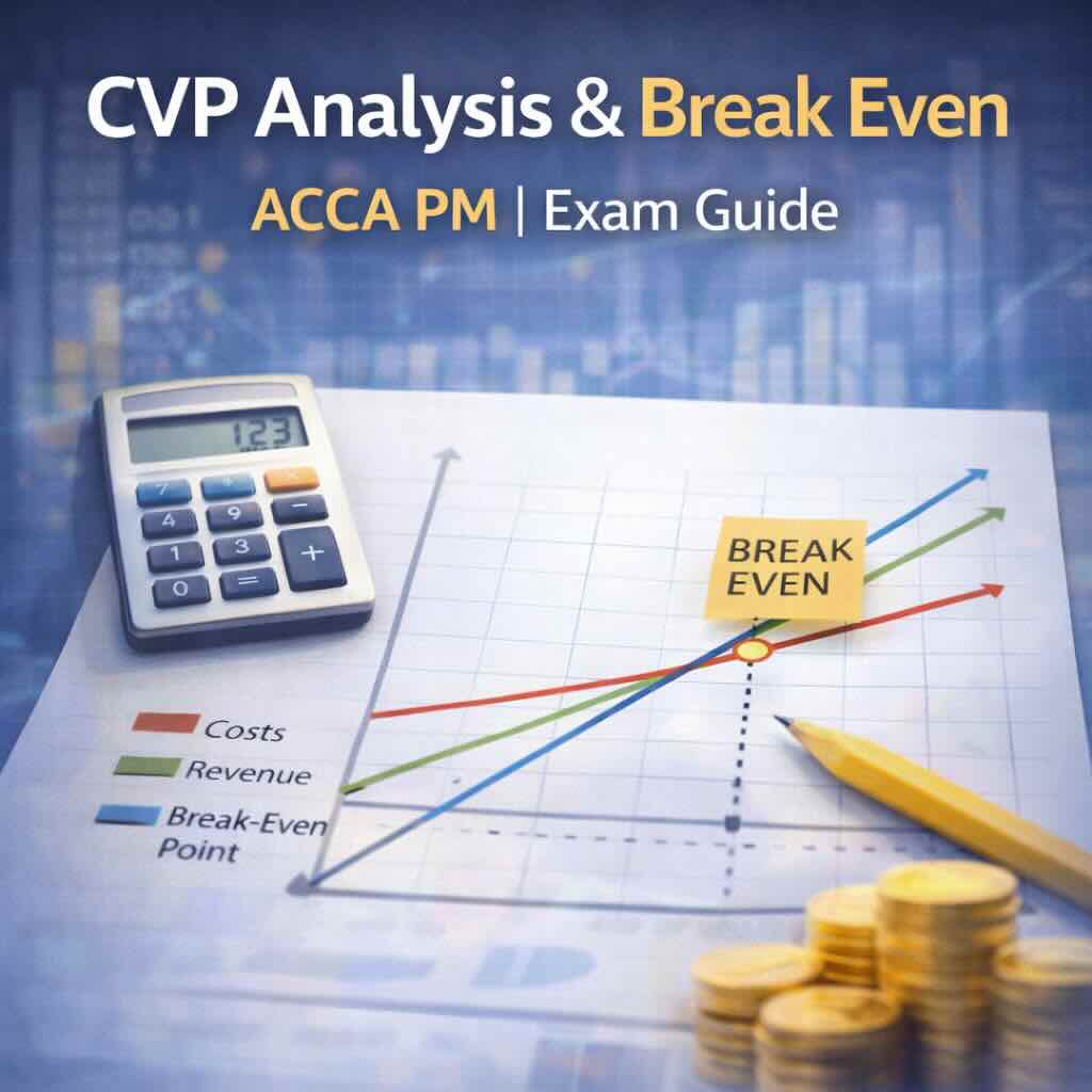 CVP Analysis & Break Even ACCA PM | Exam Guide