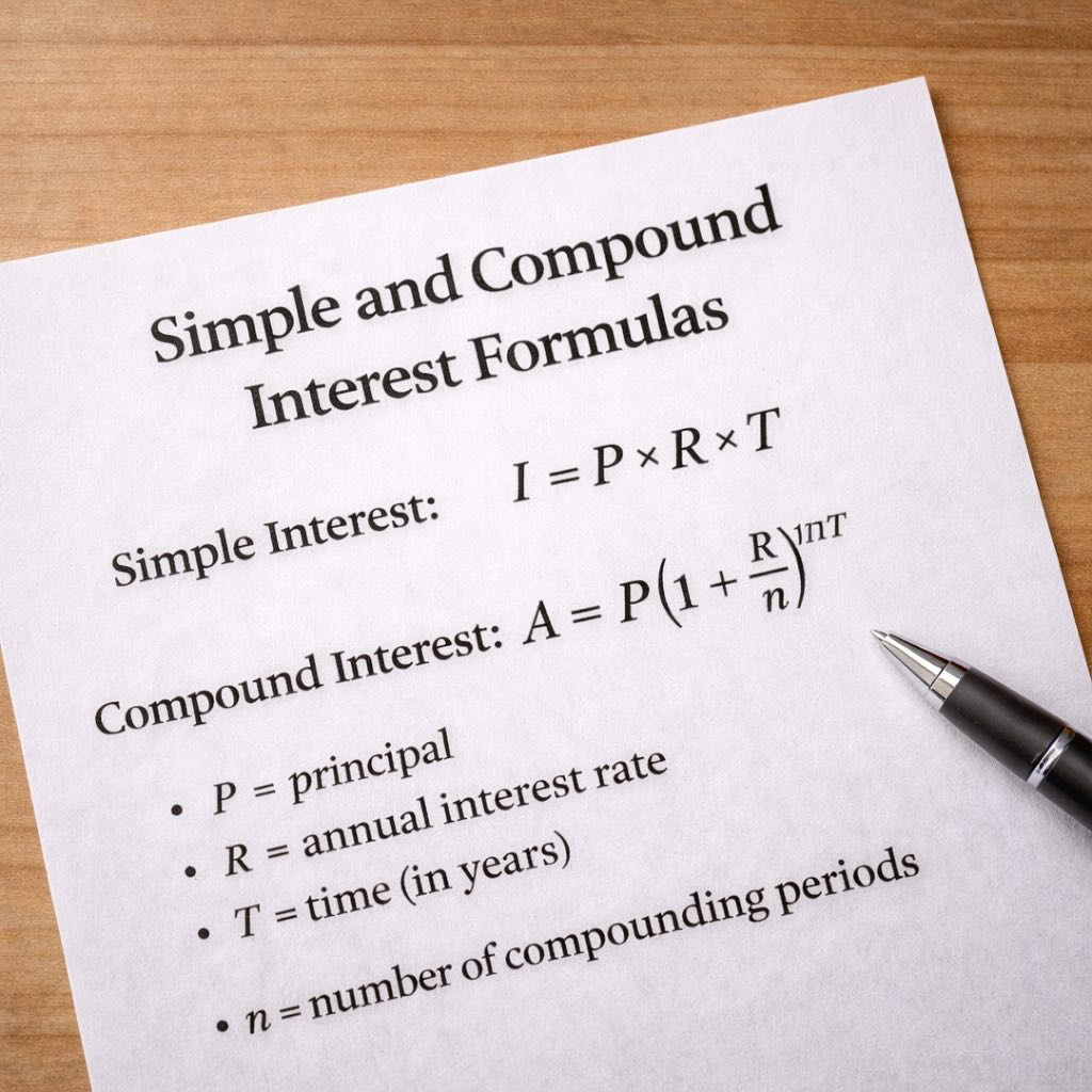 Simple and Compound Interest Formula
