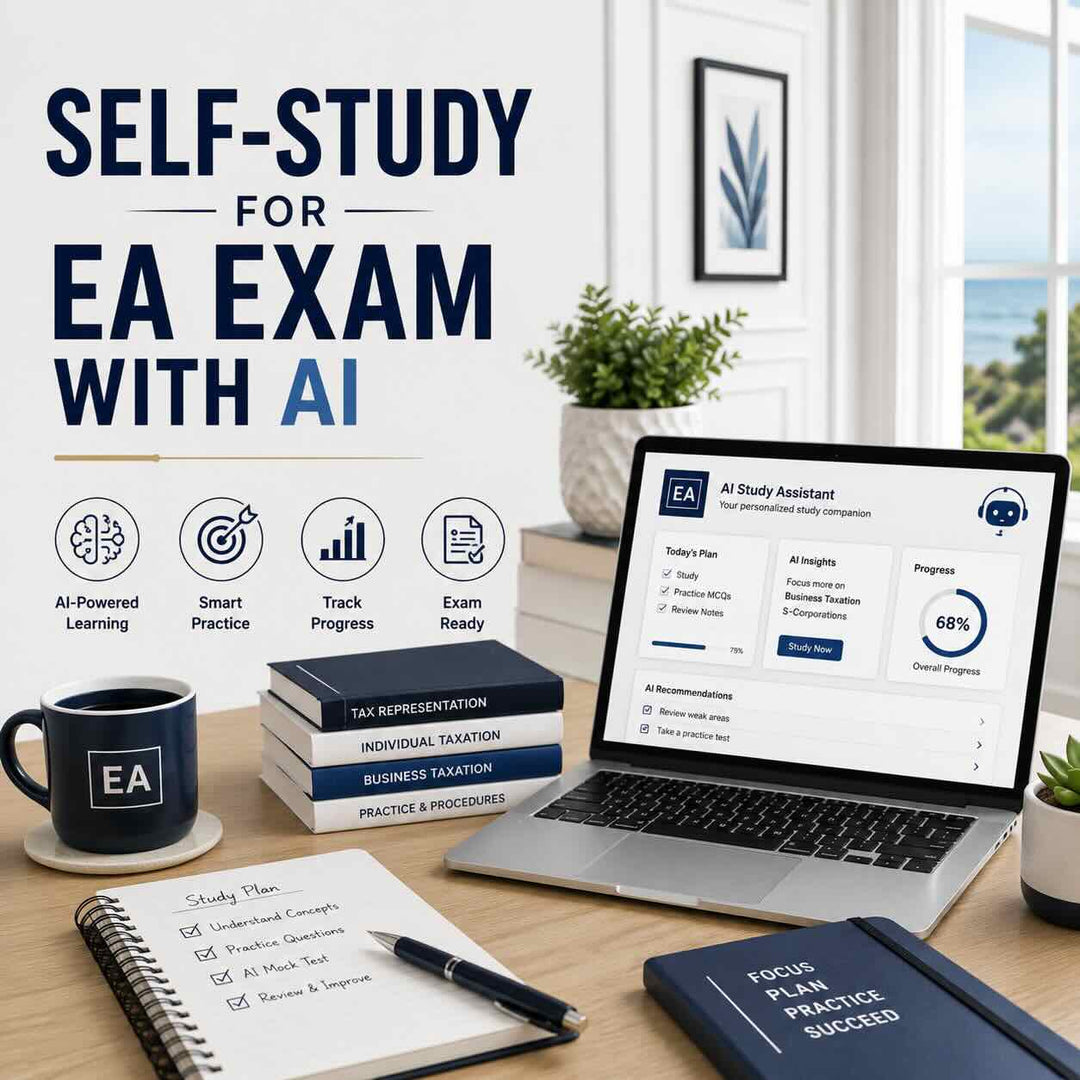 Self-Study for EA Exam with AI 2026 | Surgent India Guide