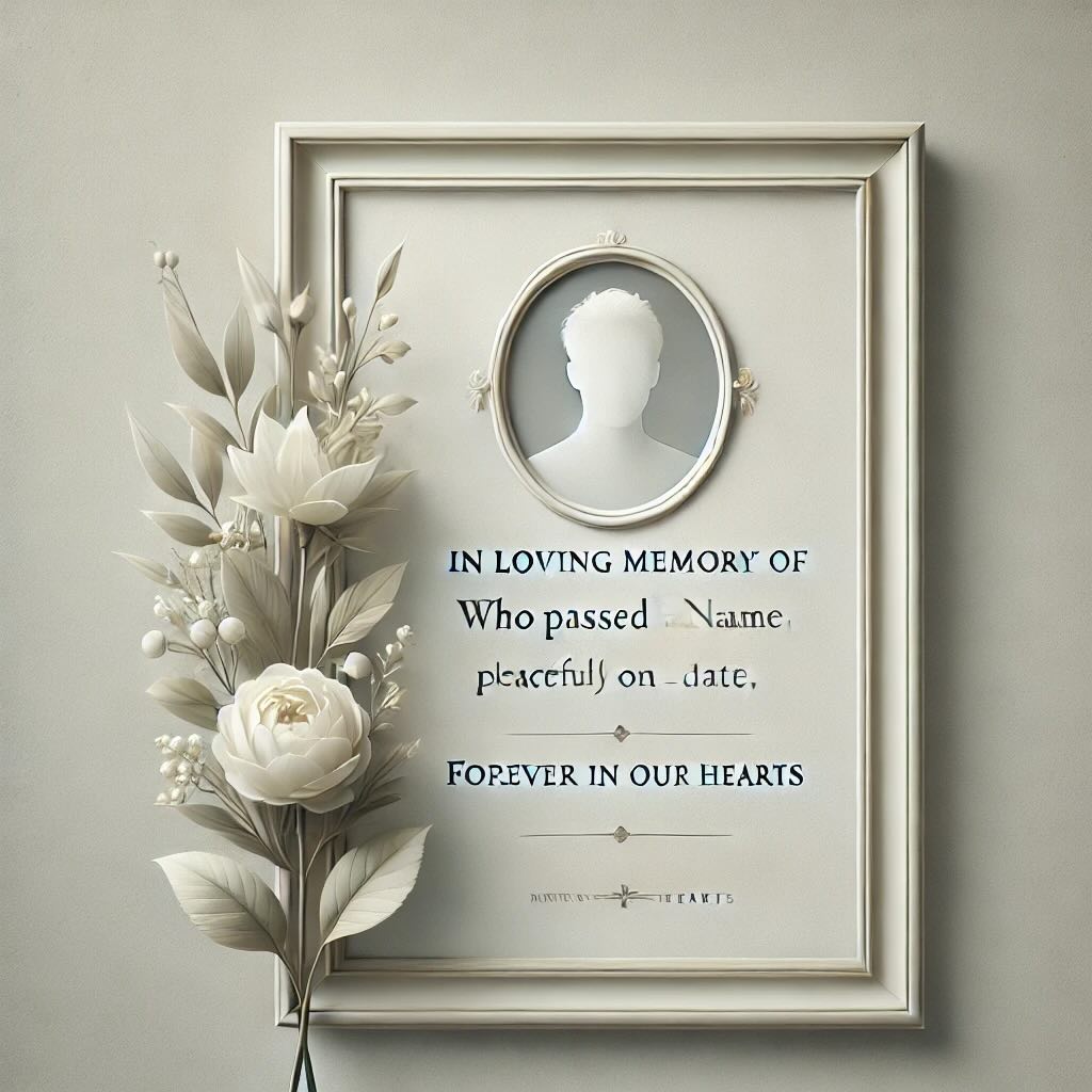 Short Obituary Examples