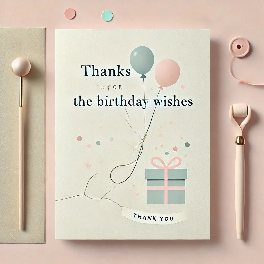 Thanks for Birthday Wishes 